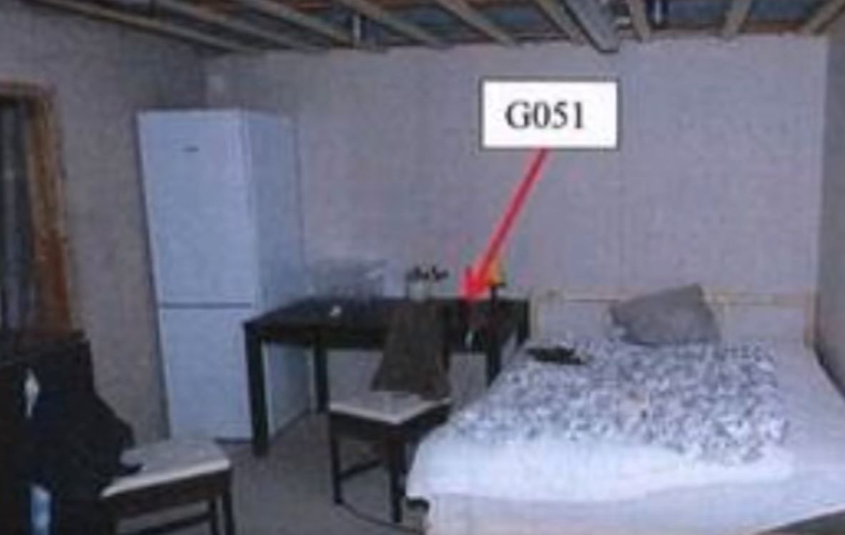 La photo du bunker du médecin suédois où la jeune femme a vécu l'enfer pendant 5 jours.