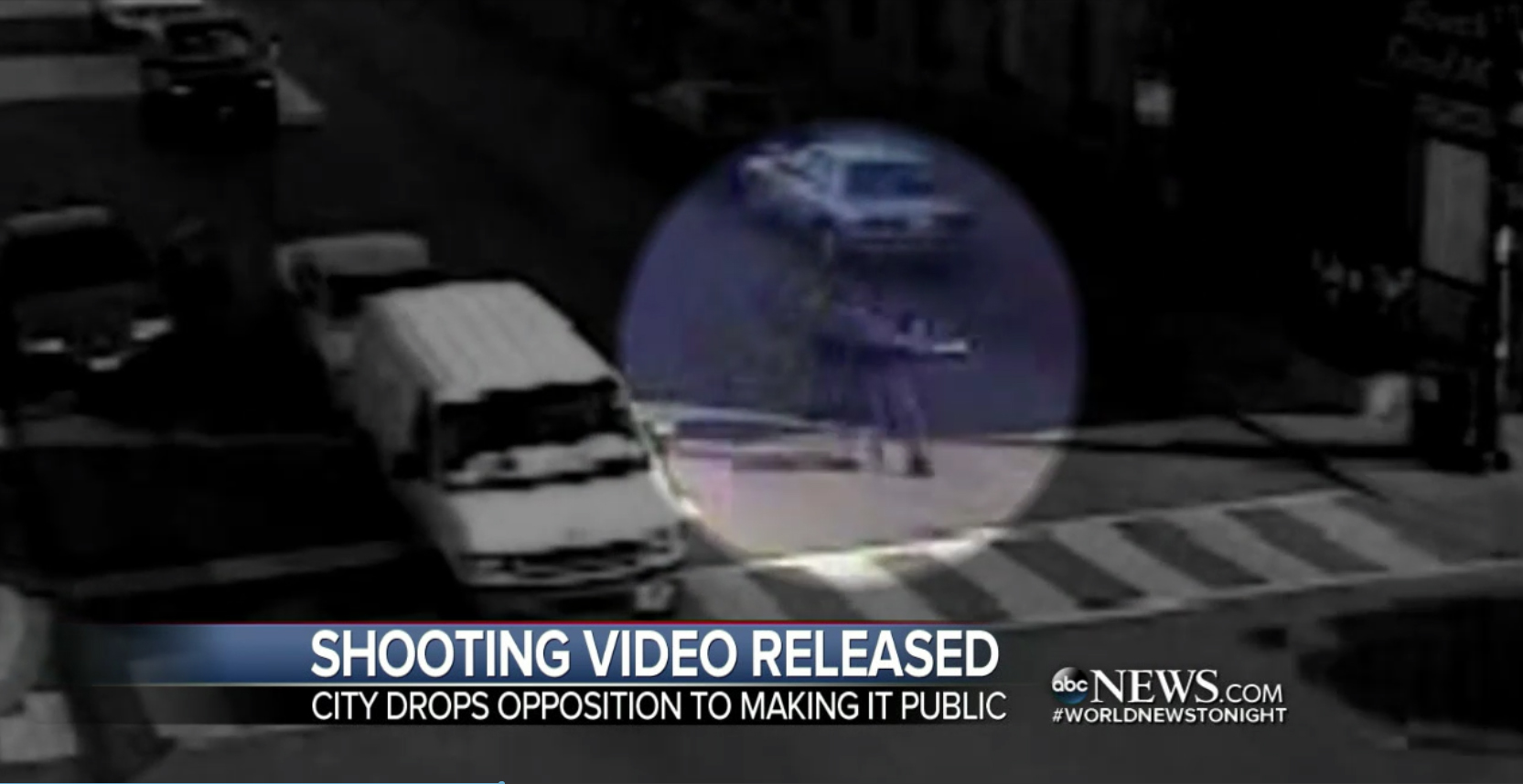 La vidéo ne dévoile pas nettement le moment où le jeune blanc a été tué en 2013.