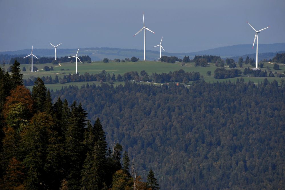 La centrale éolienne a produit l'équivalent de la consommation d'électricité de 12'500 ménages.