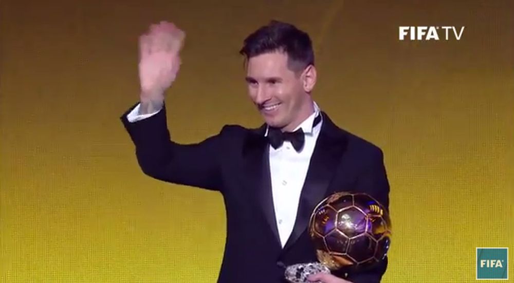 Cinquième Ballon d'Or pour Messi!