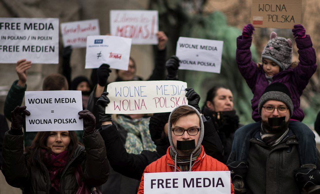 Les Polonais sont inquiets pour la liberté des médias dans leur pays.