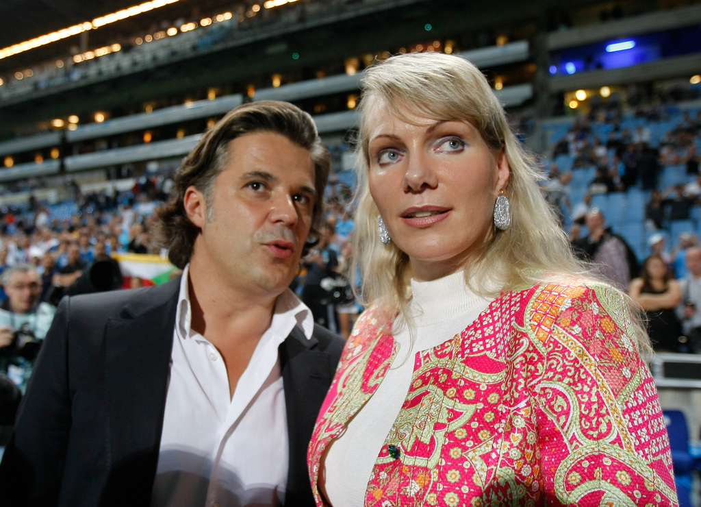 Margarita Louis-Dreyfus, comme le président de l'OM, Vincent Labrune, sont dans le collimateur des supporters.