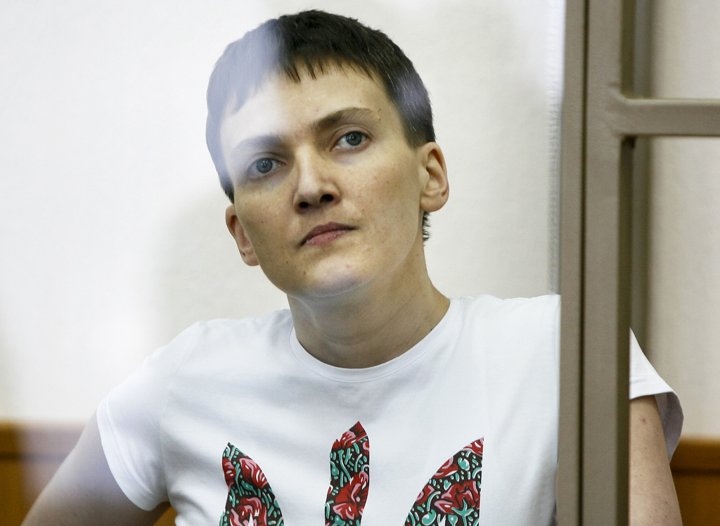 Agée de 34 ans, Nadejda Savtchenko est considérée comme une héroïne nationale par nombre de ses compatriotes.