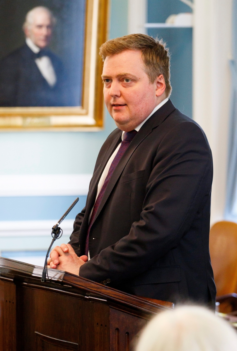 epa05243935 Iceland's Prime Minister Sigmundur David Gunnlaugsson speaks at the Icelandic Parliament in Reykjavik, Iceland, 04 April 2016. Gunnlaugson is one of the allegedly involved as millions of leaked documents published on 03 April 2016 suggest that 140 politicians and officials from around the globe, including 72 former and current world leaders, have connections with secret 'offshore' companies to escape tax scrutiny in their countries. The leak involves 11.5 million documents from one of the world's largest offshore law firms, Mossack Fonseca, based in Panama. The investigation dubbed 'The Panama Papers' was undertaken and headed by German newspaper Sueddeutsche Zeitung and Washington-based International Consortium of Investigative Journalists (ICIJ), with the collaboration of reporters from more than 100 media outlets in 78 countries around the world.  EPA/STR ICELAND OUT ICELAND PANAMA PAPERS