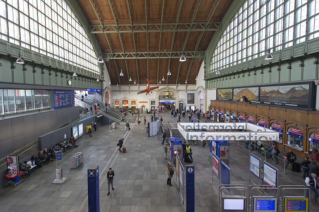 L'incident a eu lieu devant la gare de Bâle.