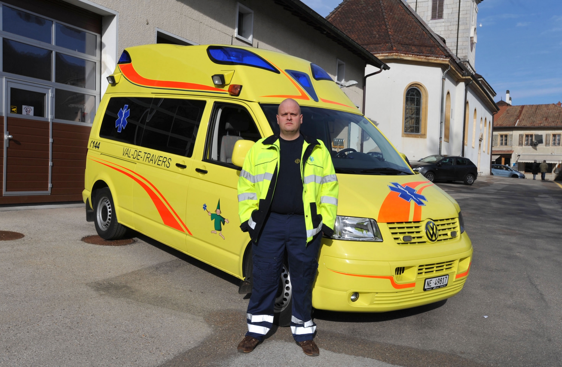 Nouveau chef des ambulanciers du Val-de-Travers Andy Willener

Couvet 23 fevrier 2011
Photo R Leuenberger