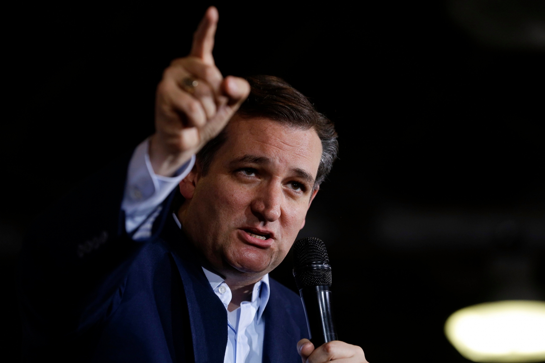 In this April 26, 2016, photo, Republican presidential candidate Sen. Ted Cruz, R-Texas, speaks during a rally at the Hoosier Gym in Knightstown, Ind. Cruz and Ohio Gov. John Kasich are having a tough time attracting establishment Republican donors even as they intensify their efforts to derail the nomination of billionaire Donald Trump. (AP Photo/Michael Conroy) GOP 2016 Donor Lockout