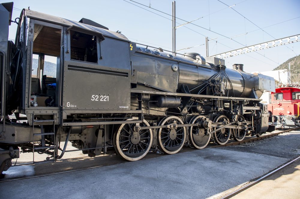 La locomotive 52 221 prendra la direction de Vevey le 14 mai. 