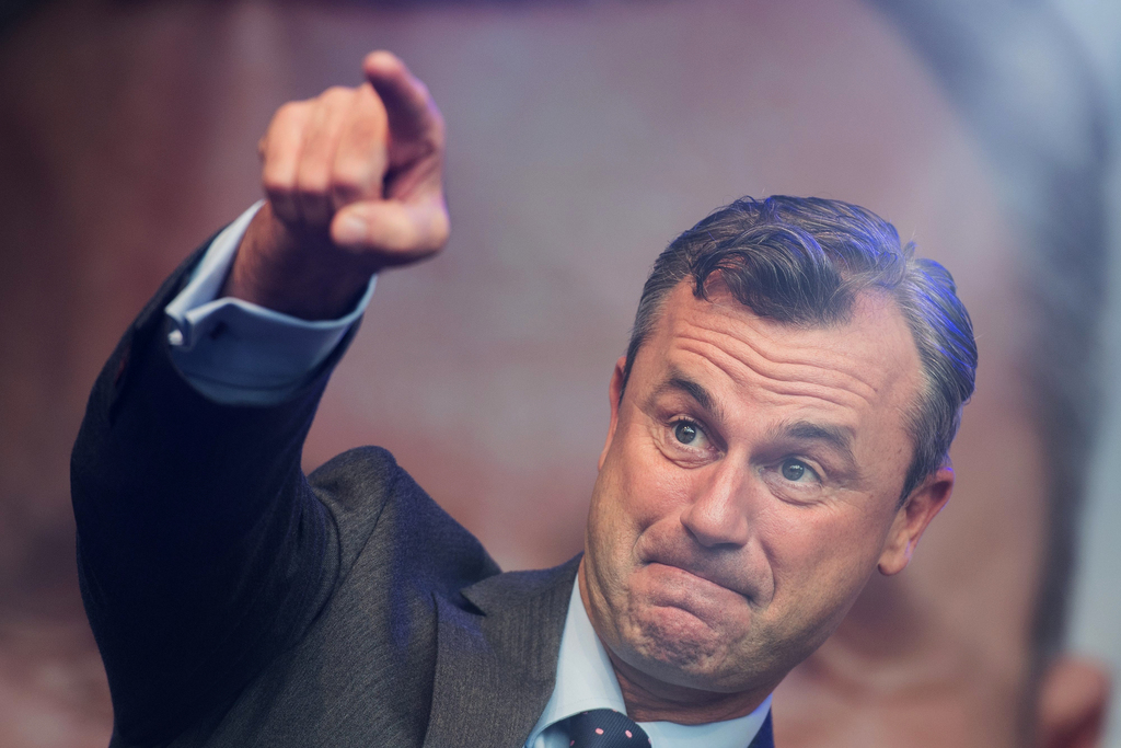 Le candidat du FPÖ obtenait 50,2% des voix contre 49,8% à son rival, avec une marge d'erreur de 2%.