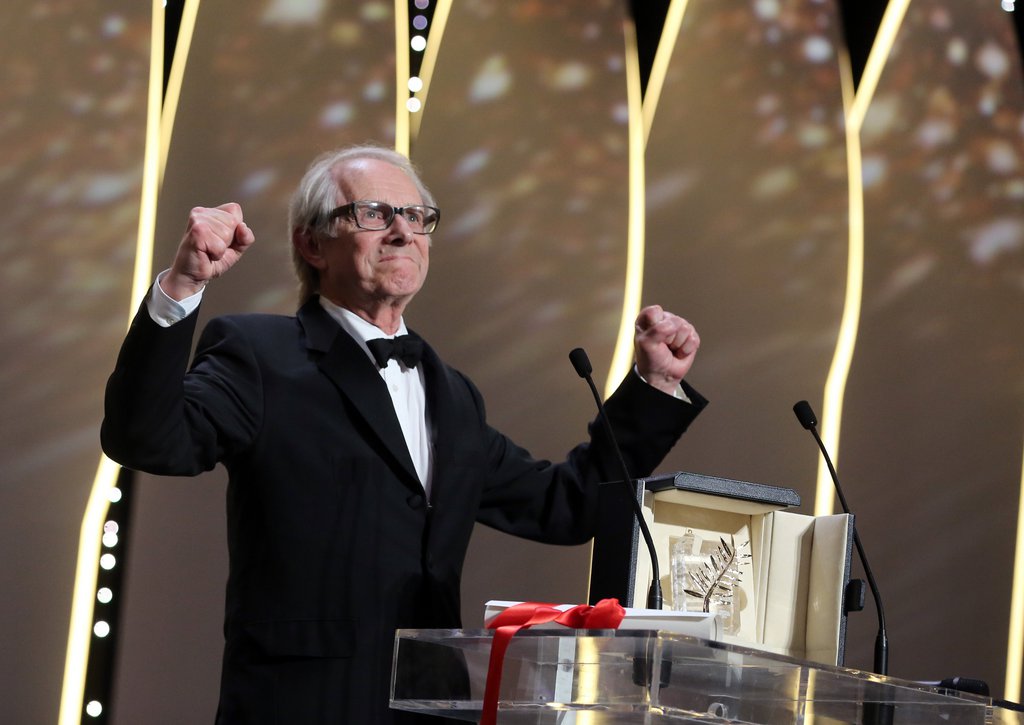 Le réalisateur Ken Loach a reçu la Palme d'or du Festival de Cannes.