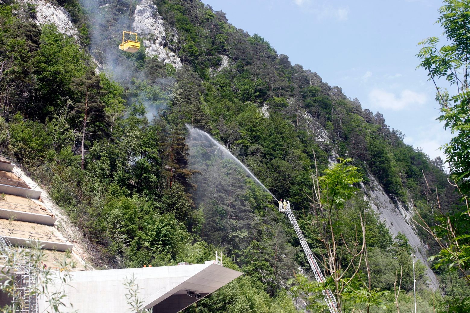 Incendie entre Rebeuvelier et Choindez 27 mai 2016 Danièle Ludwig Bist