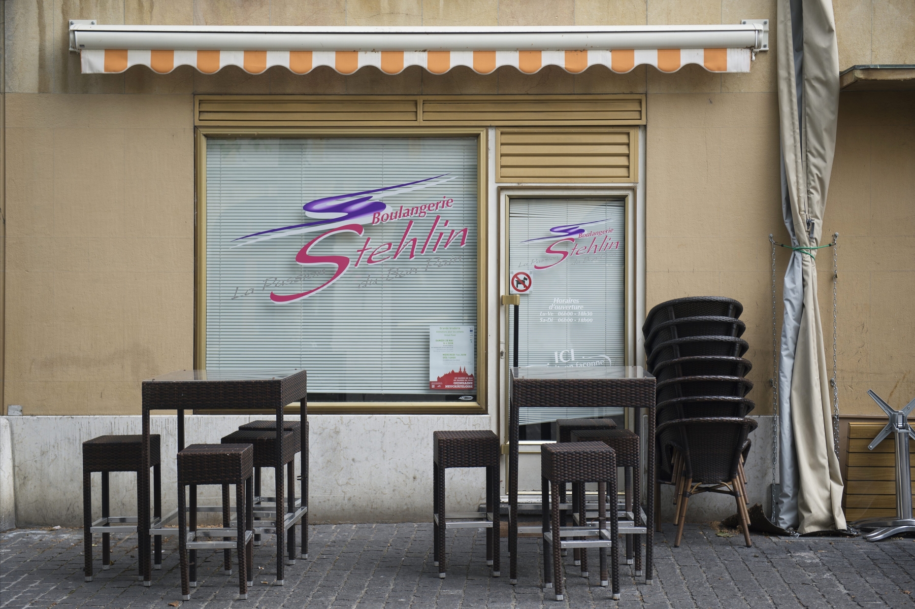 Ce dimanche, les boulangeries Stehlin à Neuchâtel et Peseux sont restées fermées. 