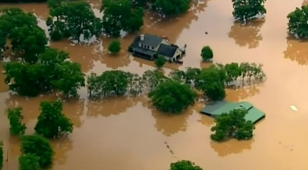 Des centaines d'habitations ont été endommagées par la montée des eaux.