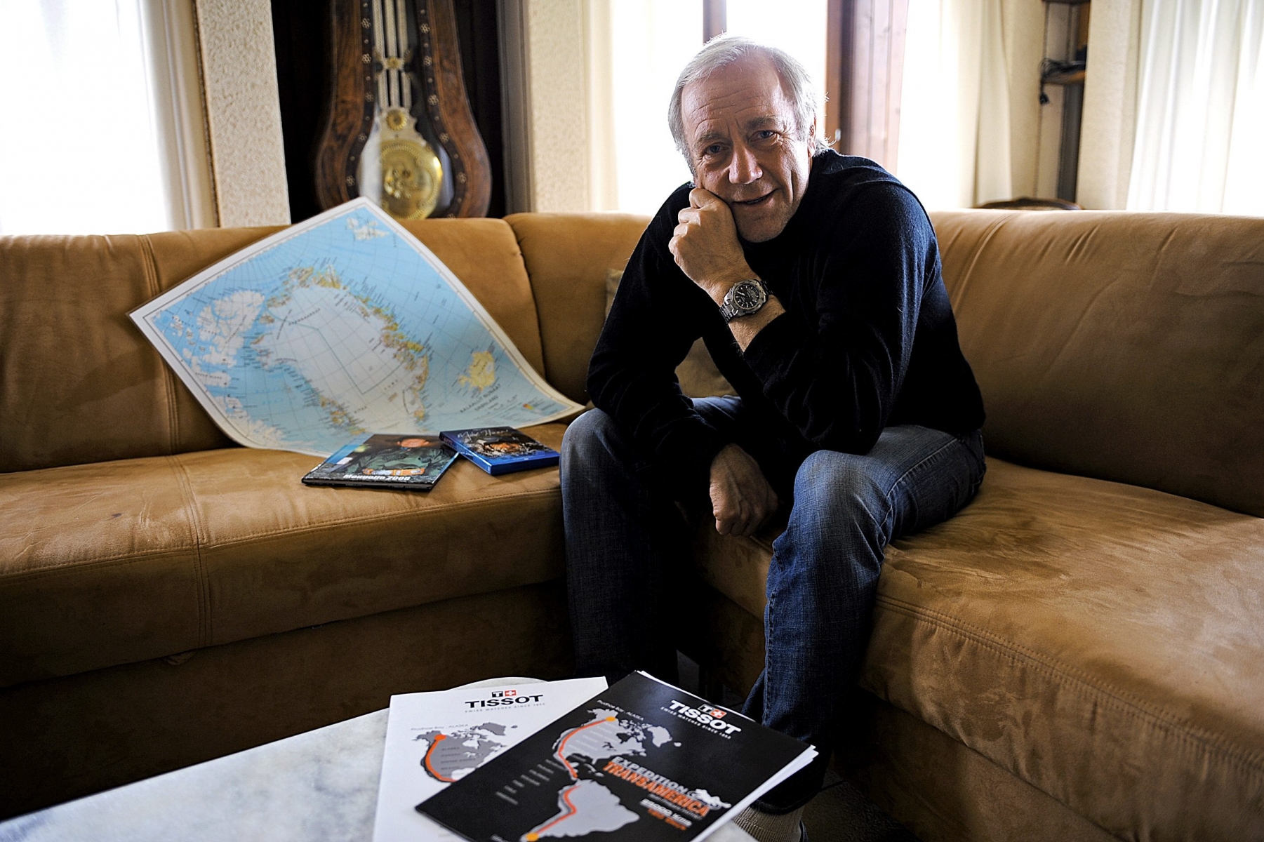 L'aventurier Jean-Philippe Patthey, ici avant sa traversée des Amériques, en 2009.