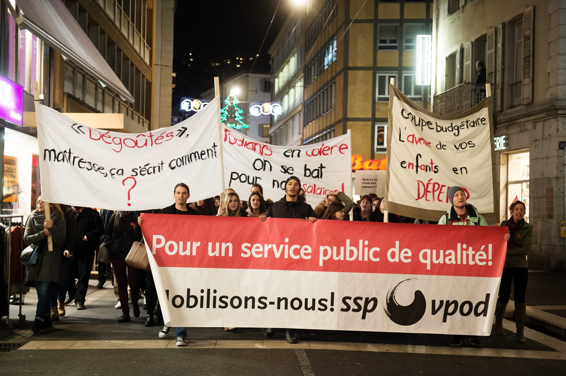Les syndicats de la fonction publique vont manifester, comme ici en 2014.