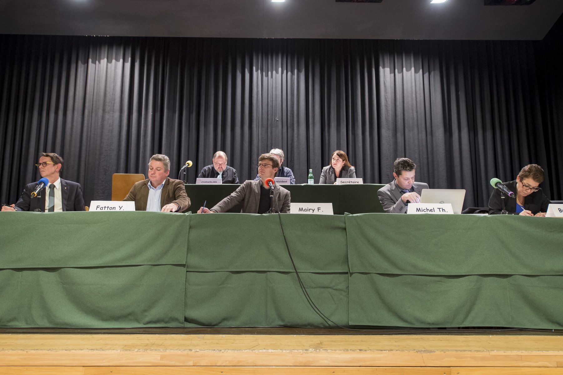 Le Conseil communal de Val-de-Travers, ici en décembre 2015, ne changera pas de composition.