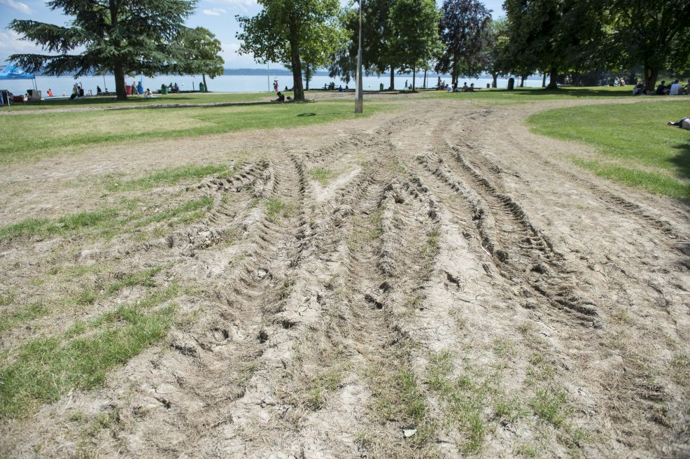 Les Jeunes-Rives après Festi'neuch, à Neuchâtel.