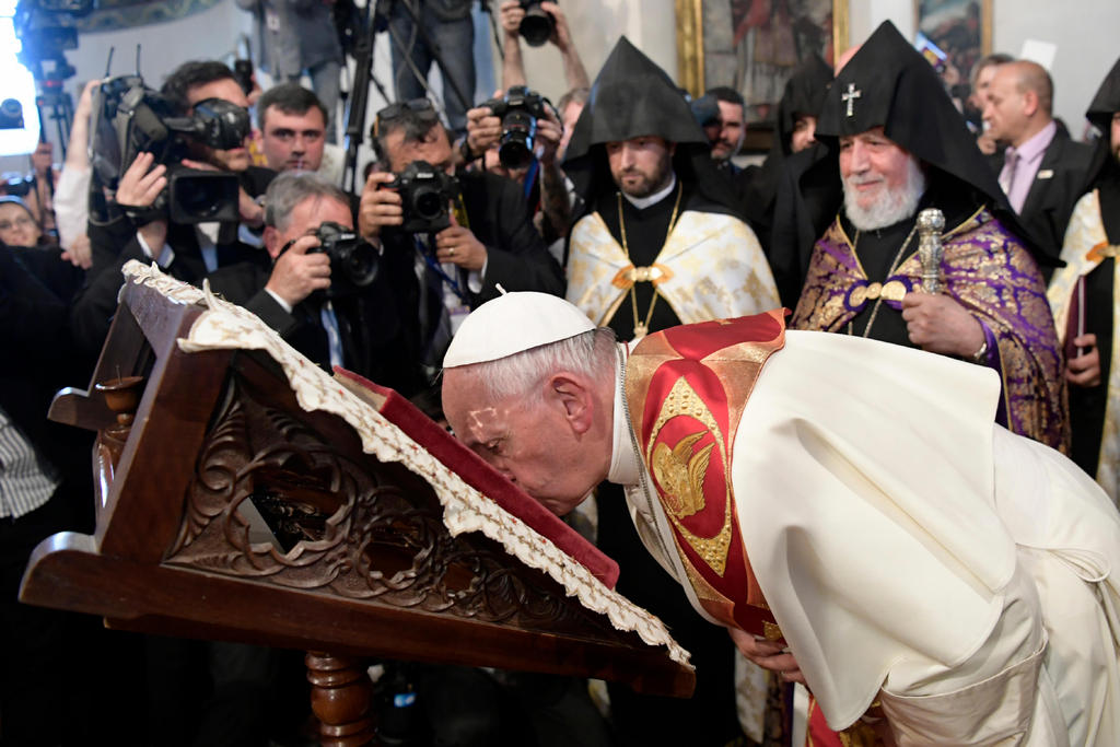 Le pape François a souligné que "la mémoire" d'une tragédie "ne peut pas être étouffée".
