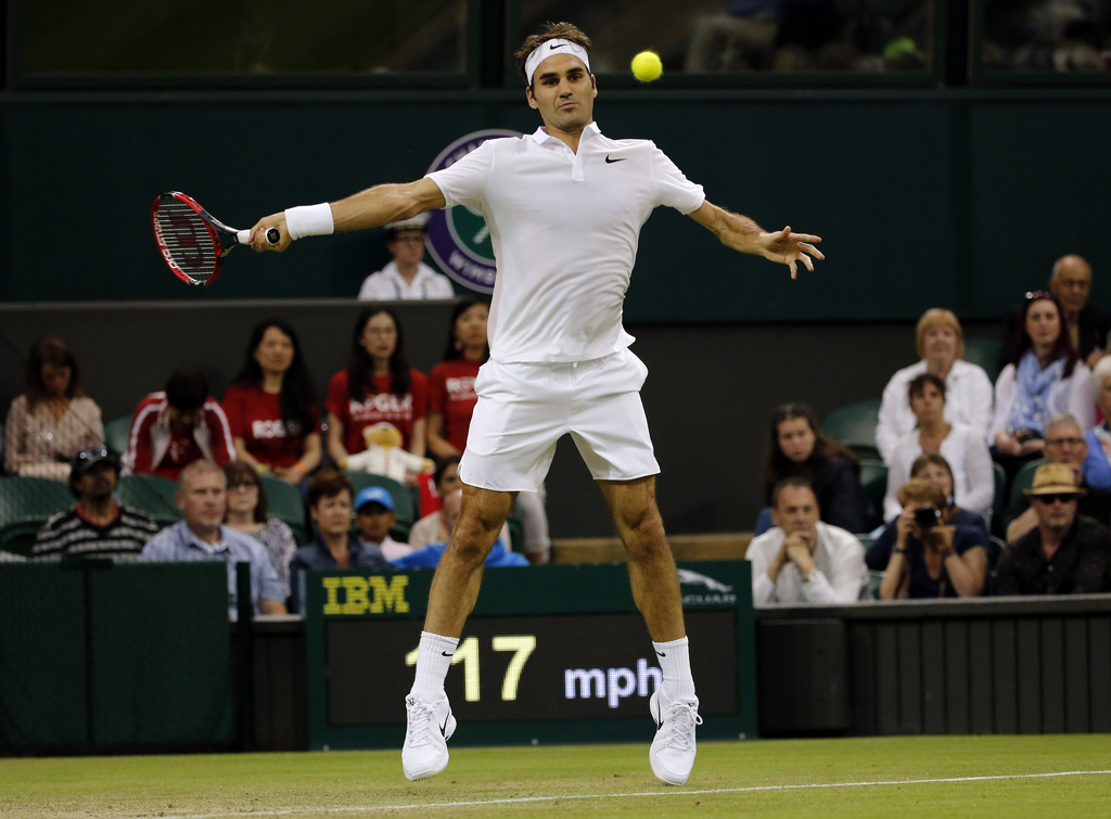 Roger Federer se qualifie pour les 8es de finale.