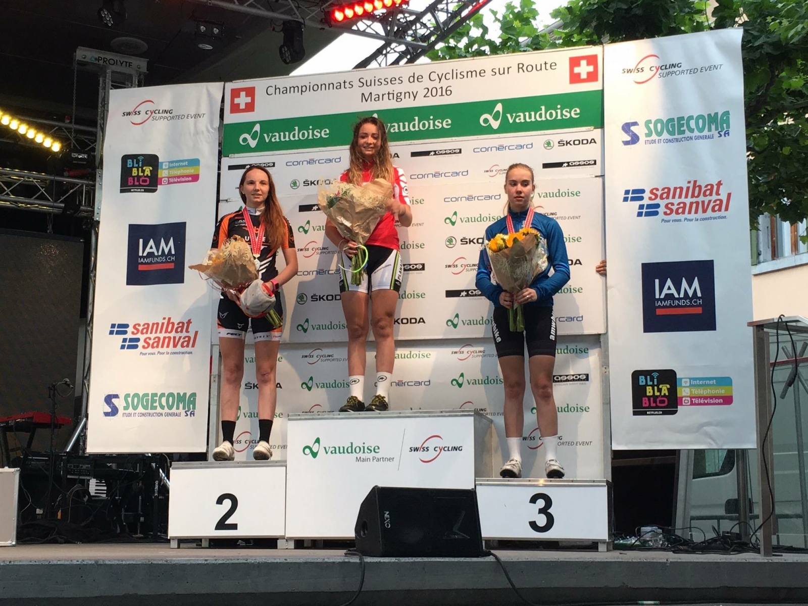 Pauline Roy est montée sur la plus haute marche du podium à Martigny.