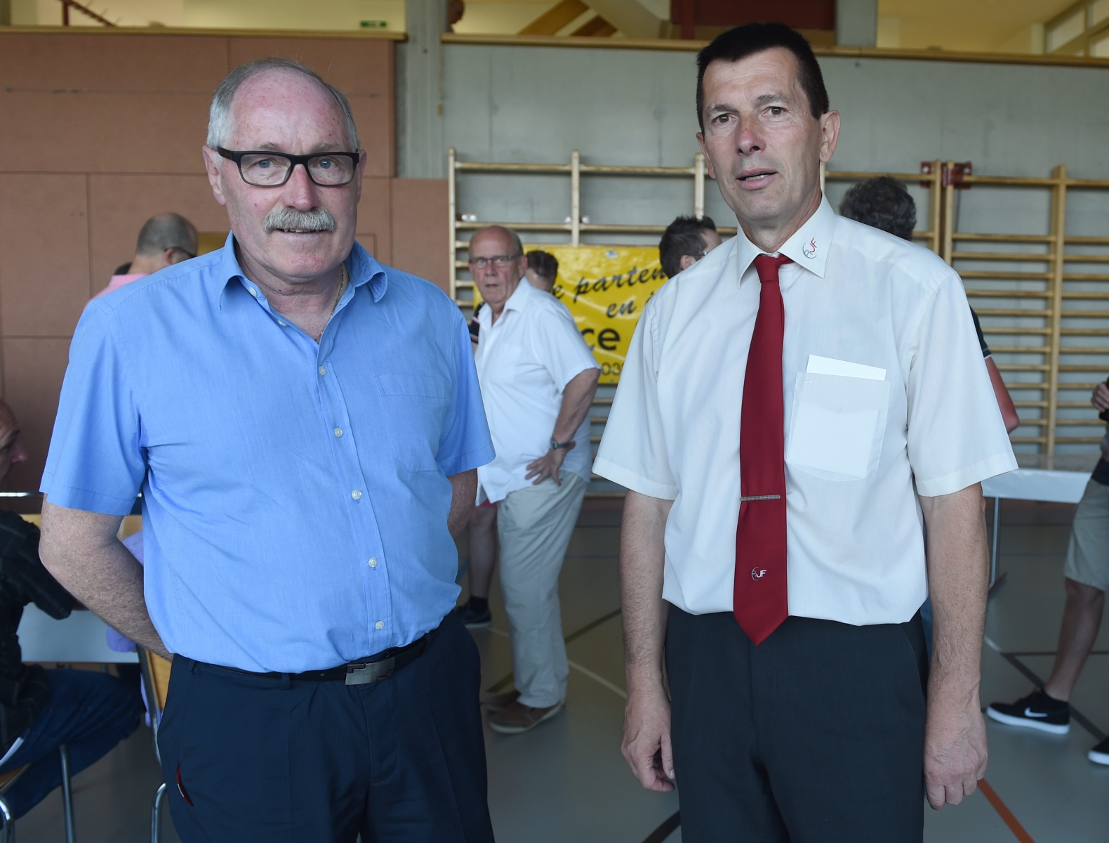 Alain Grosjean (à gauche), président de l'ANF et Etienne Cattin, président de l'AJF, ne travailleront pas ensemble.
