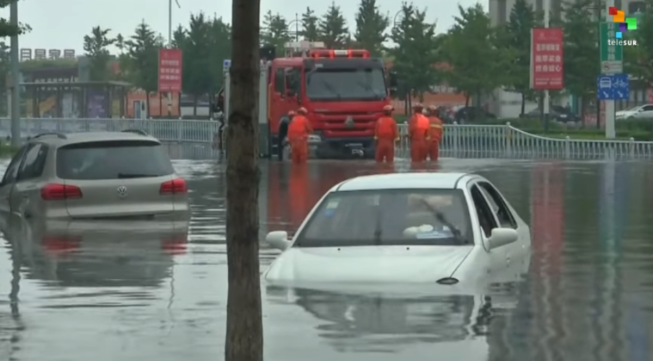 De vastes régions de Chine ont été frappées cet été par des inondations, qui ont déjà fait plus de 200 morts.