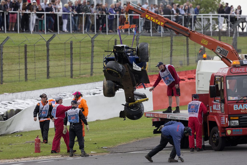 Après un choc évalué à 180 km/h, Ericsson s'est extrait tout seul de sa voiture!