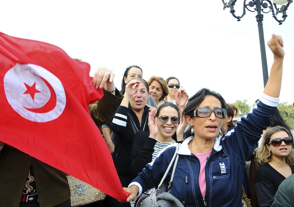 Les femmes tunisiennes manifestaient déjà pour leurs droits en novembre 2011 à Tunis.