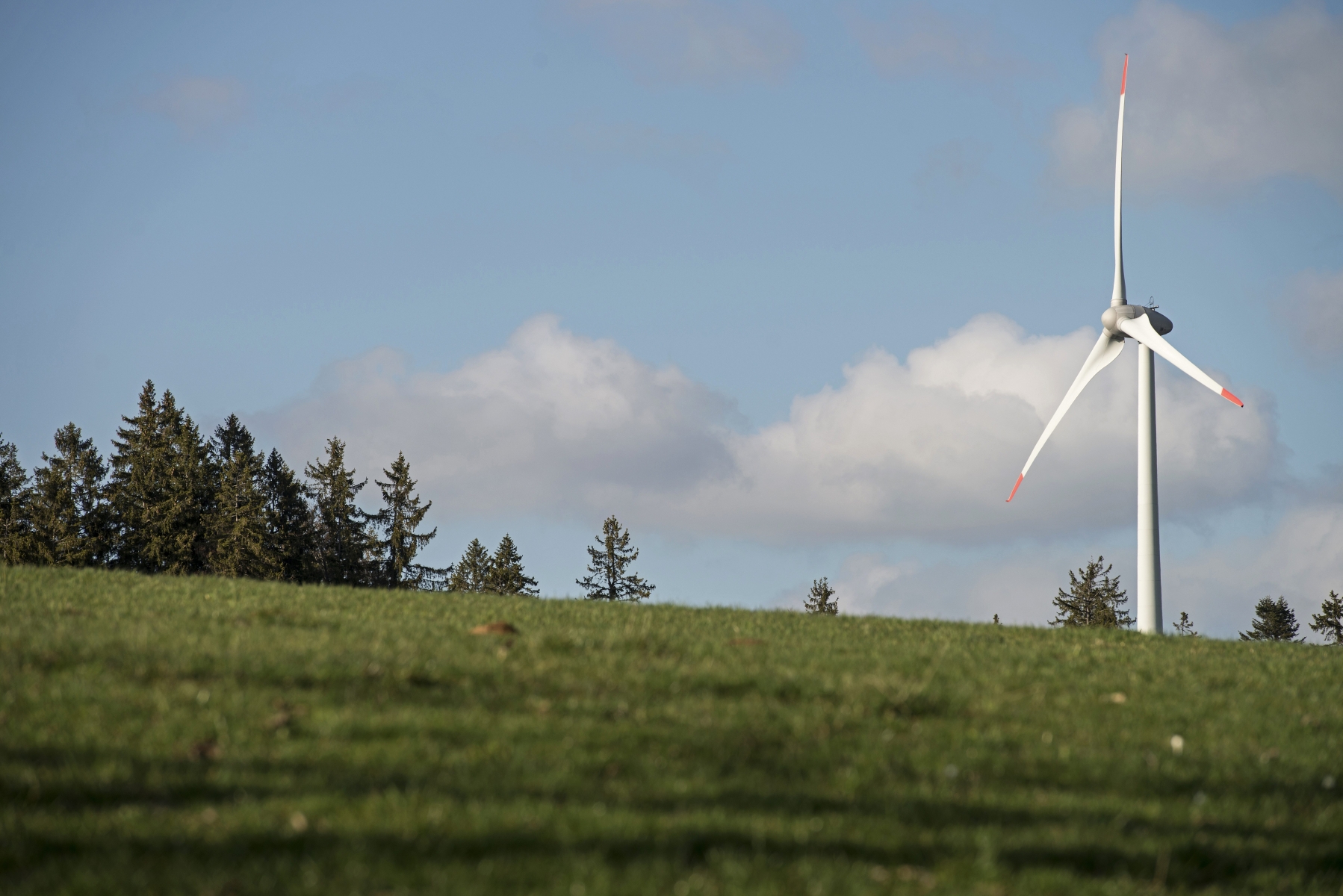 Vent contraire venu de France pour les futures éoliennes de la Montagne de Buttes (image d'illustration).