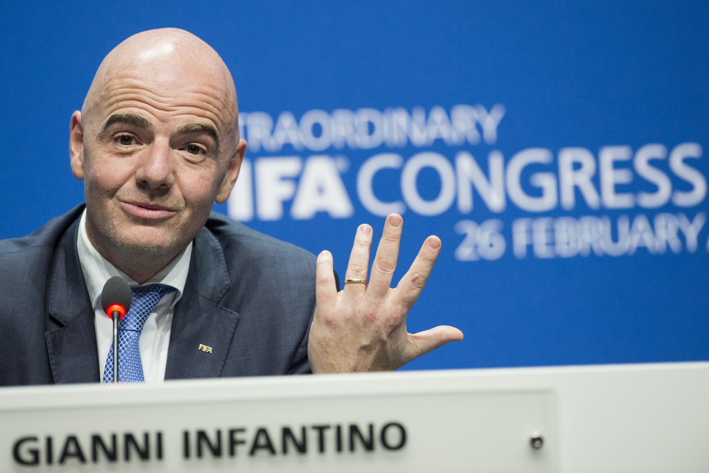 Le nouveau président de la FIFA Gianni Infantino n'a "pas violé le code d'éthique de la FIFA".