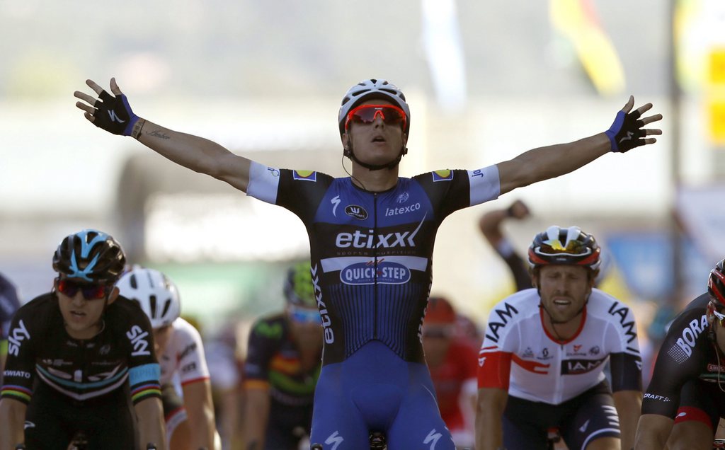 Le Begle Gianni Meersman avait également remporté la deuxième étape de ce Tour d'Espagne. 
