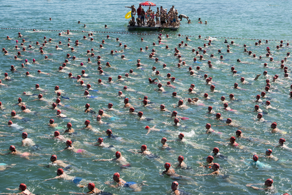 Avec une eau à plus de 20°C et un soleil radieux, les nageurs ont bénéficié de conditions optimales.