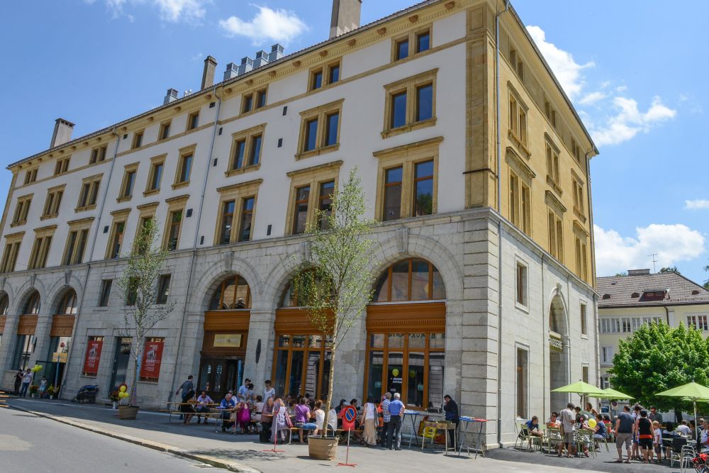 La brasserie de l'Ancienne Poste au Locle.