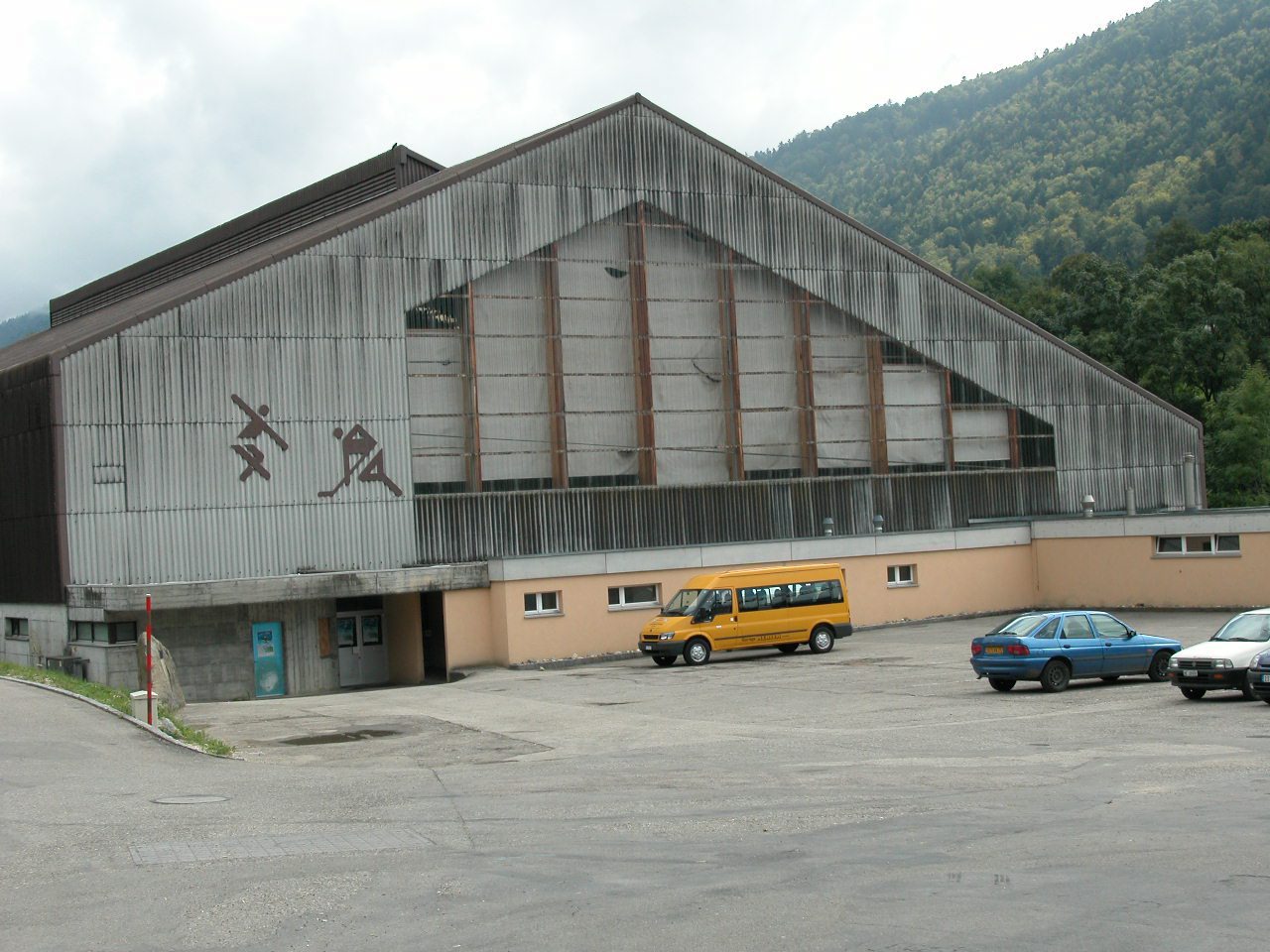 La patinoire d'Erguël, à Saint-Imier, dans son état actuel.