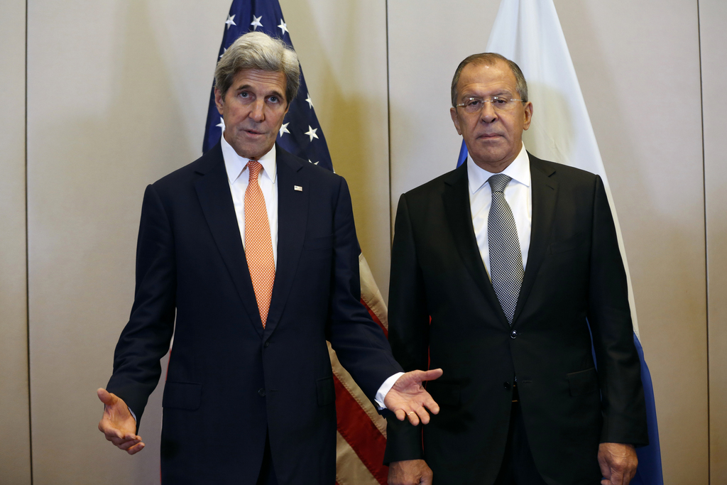 John Kerry, à gauche, et Sergey Lavrov n'ont pas réussi à s'entendre.