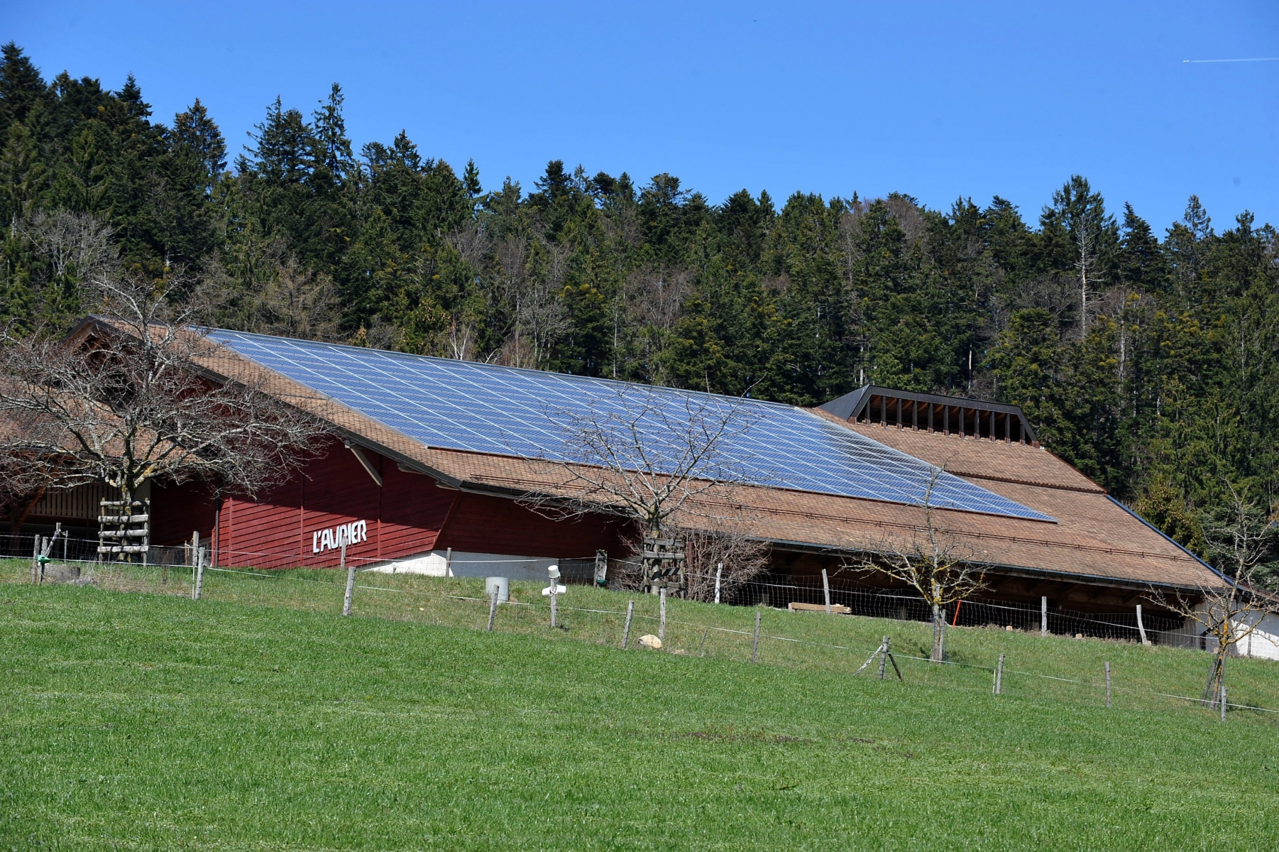 Energie renouvelable: la plus grande surface de panneaux solaires sur la ferme de l'Aubier 



L'Aubier Montezillon le 6 avril 2010

Photo R Leuenberger  ENERGIE RENOUVELABLE