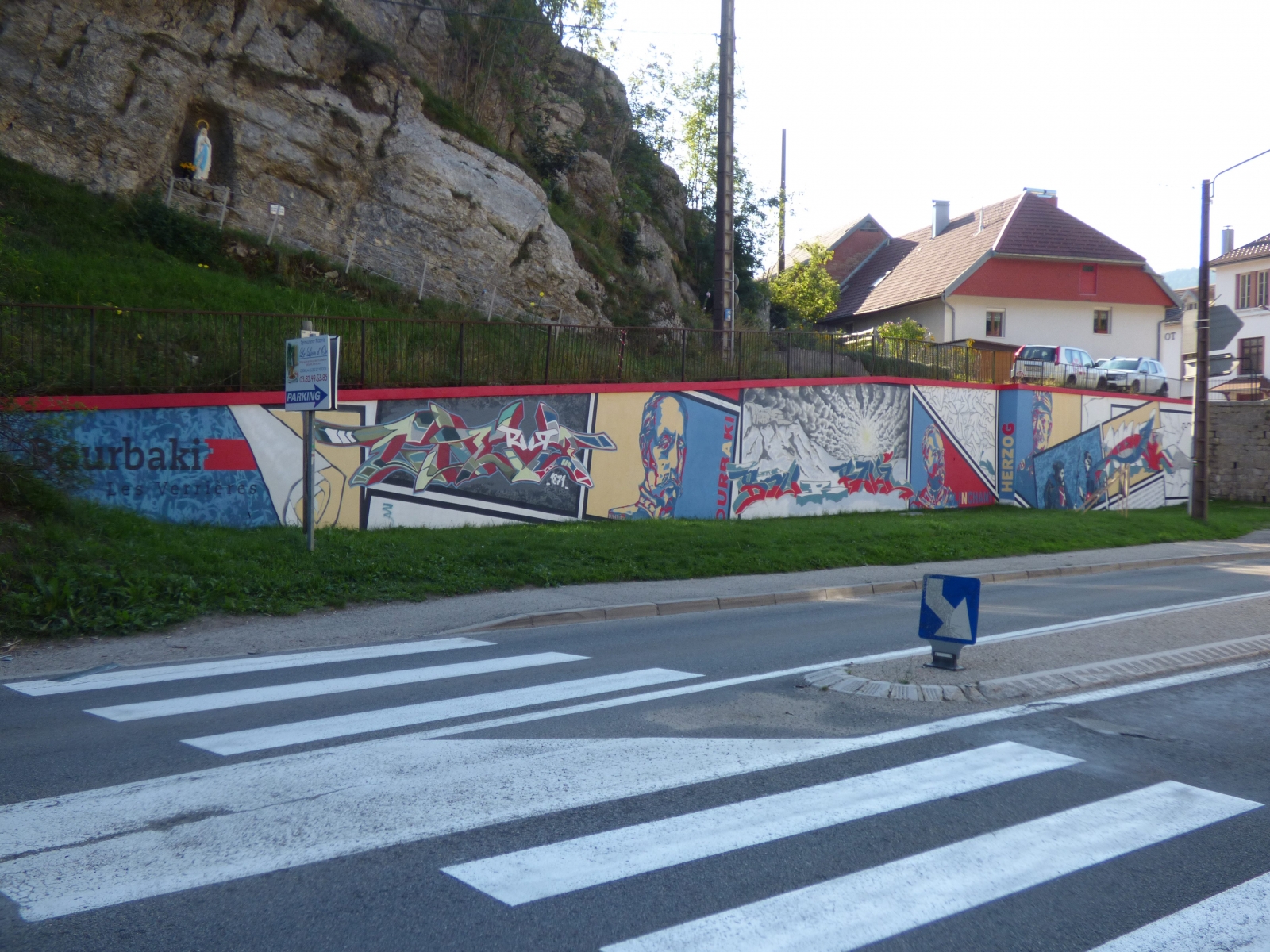 La fresque de la Cluse-et-Mijoux.