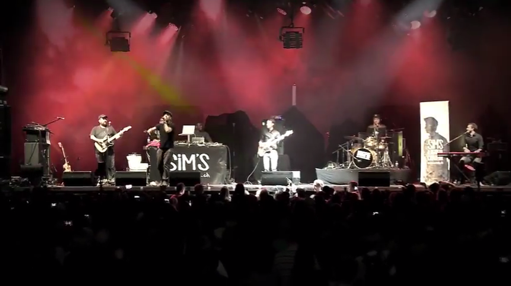 Sim's et ses musiciens s'étaient produits sur la scène du Chant du Gros le 12 septembre 2015.