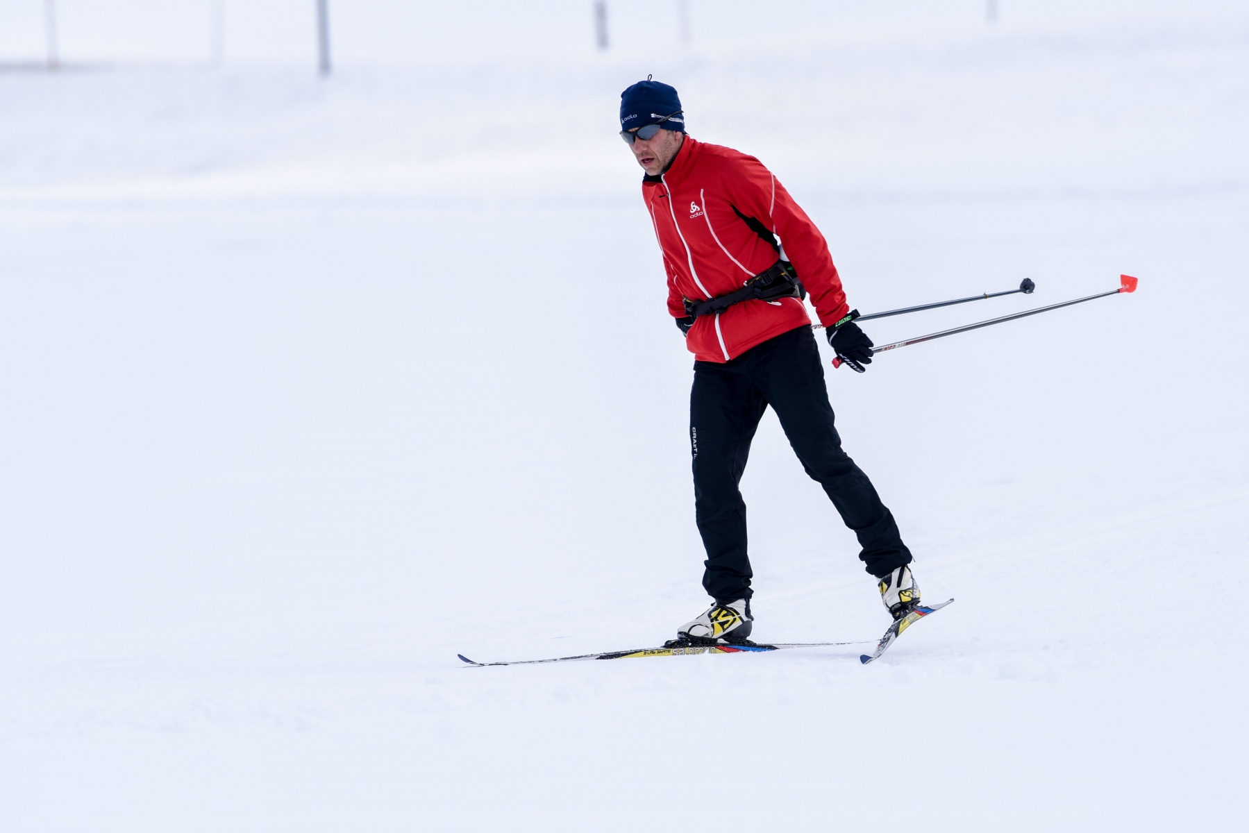 Prendre du plaisir à ski de fond sans puiser trop dans ses réserves d'énergie: tel est le but de ce sport-loisir, selon Laurent Donzé.