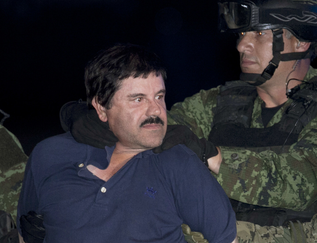 El Chapo devrait être jugé aux Etats-Unis pour trafic de drogue et meurtres.