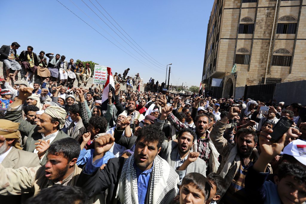 La population est descendue dans les rues pour dénoncer le massacre perpétré par l'Arabie Saoudite.