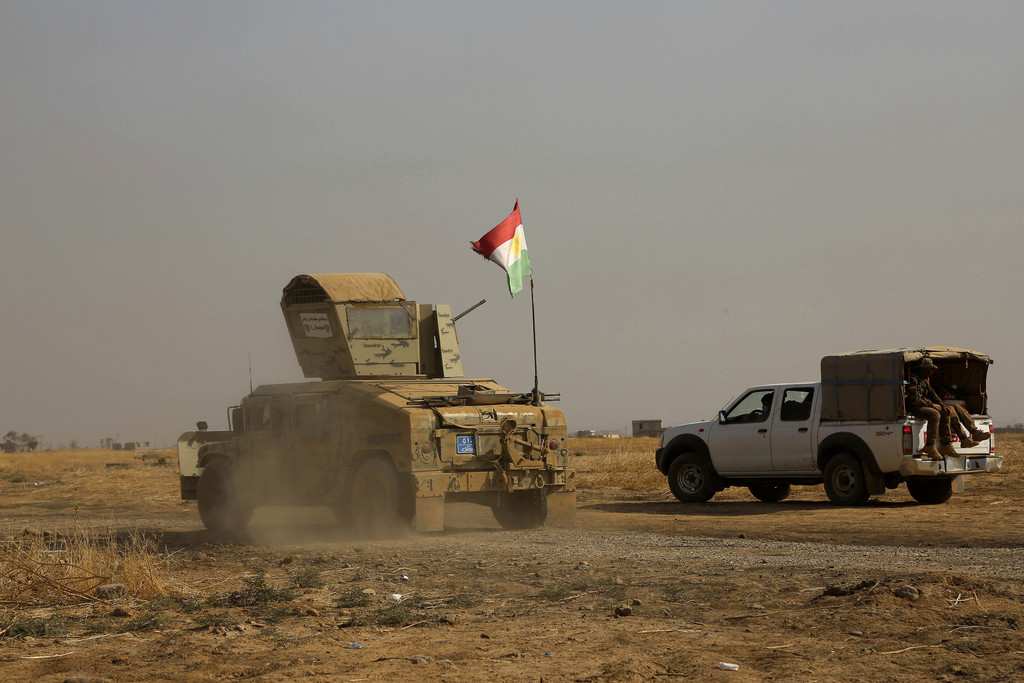 L'offensive de 24 heures est la première menée par les combattants kurdes dans le cadre de la bataille de Mossoul.