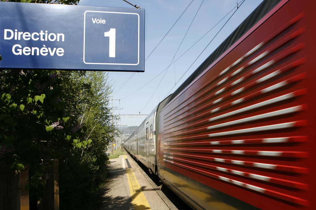 Le trafic ferroviaire a été fortement perturbé entre Lausanne et Genève.