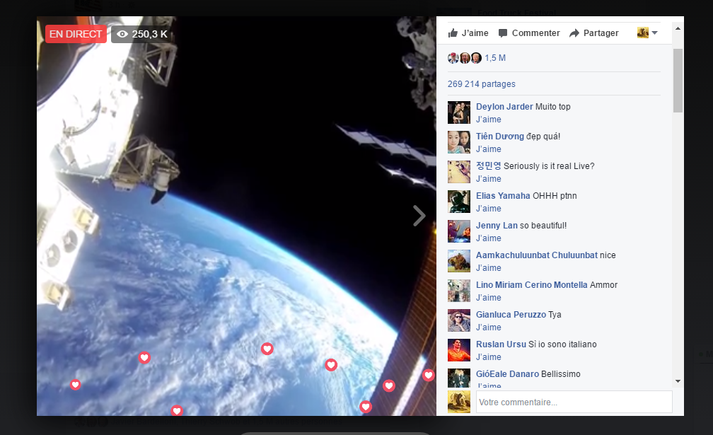 La NASA plonge les internautes en direct dans l'espace.