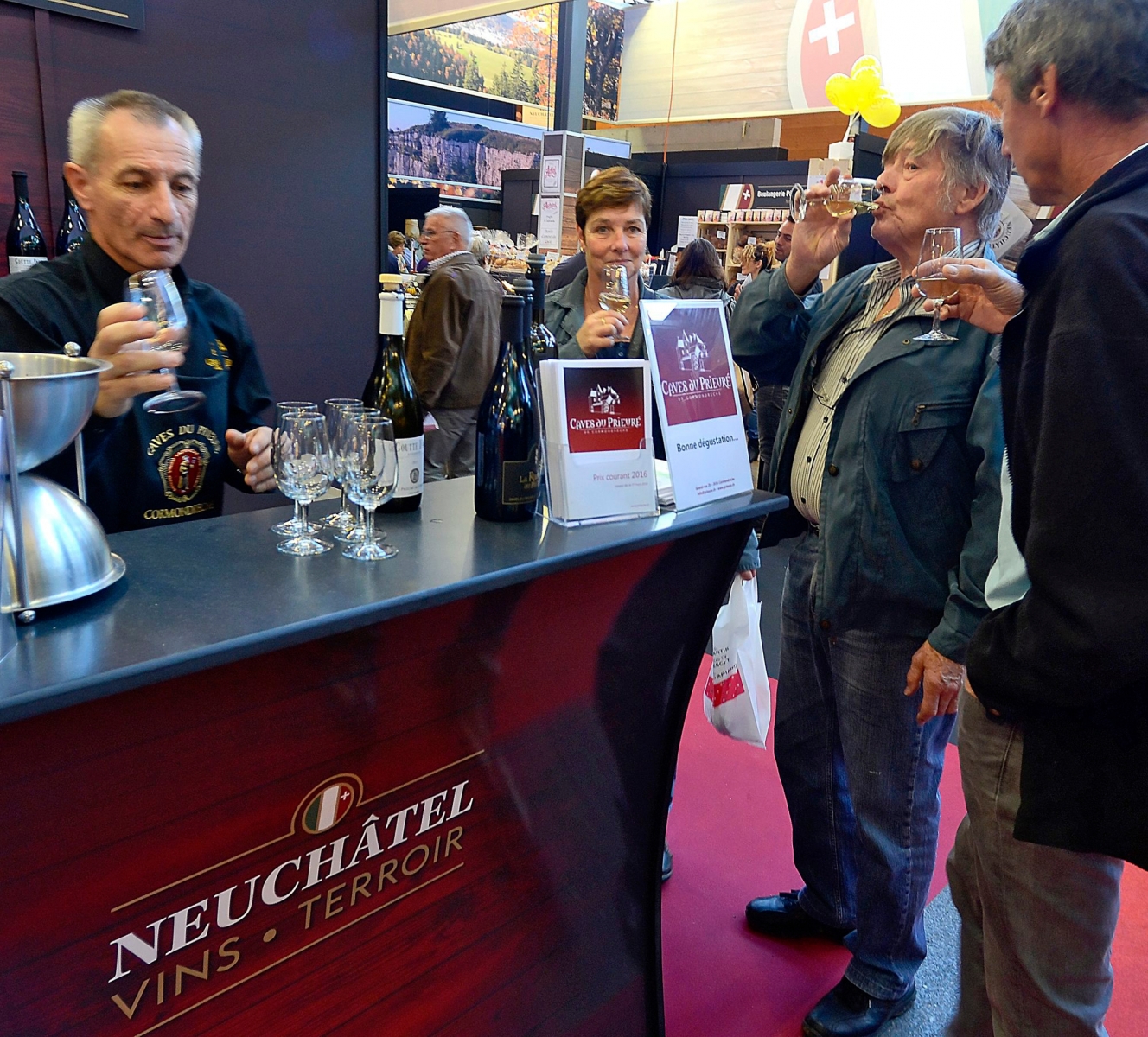 Salon des Goûts et Terroirs, à Espace Gruyère.
Photo Lib Vincent Murith, Bulle, 28.10.16