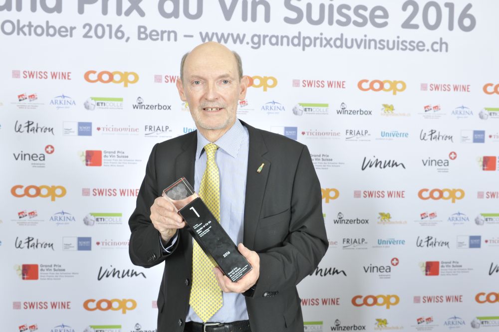 Jean-Marie Mauler, directeur des Caves Mauler, a reçu le premier prix pour la cuvée Bel Héritage 2011.
