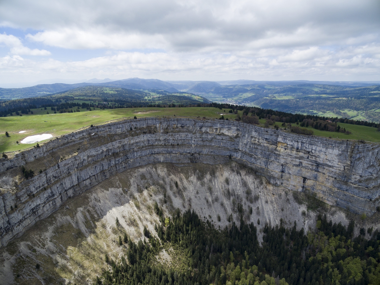 Vue du Creux-du-Van. Photo: SNP