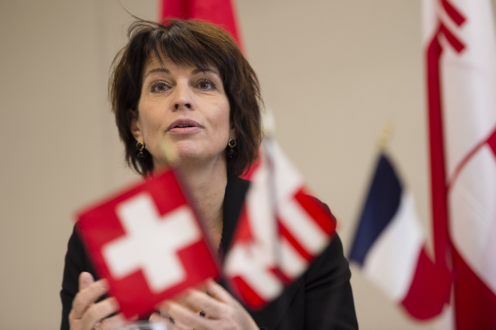 Doris Leuthard va se retrouver pour la deuxième fois au poste de présidente de la Confédération.