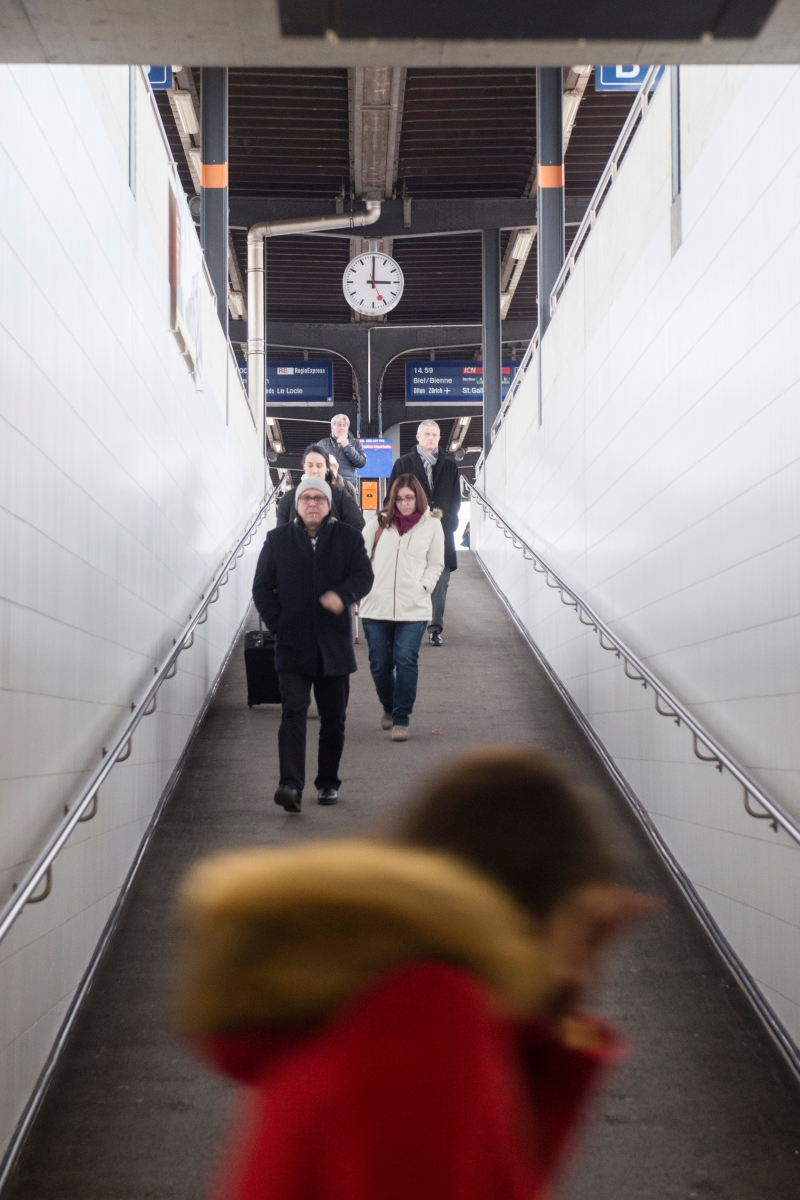 Gare de Neuchatel: rampe d'acces au quai

Neuchatel, 16 02 2016
Photo © David Marchon NEUCHATEL