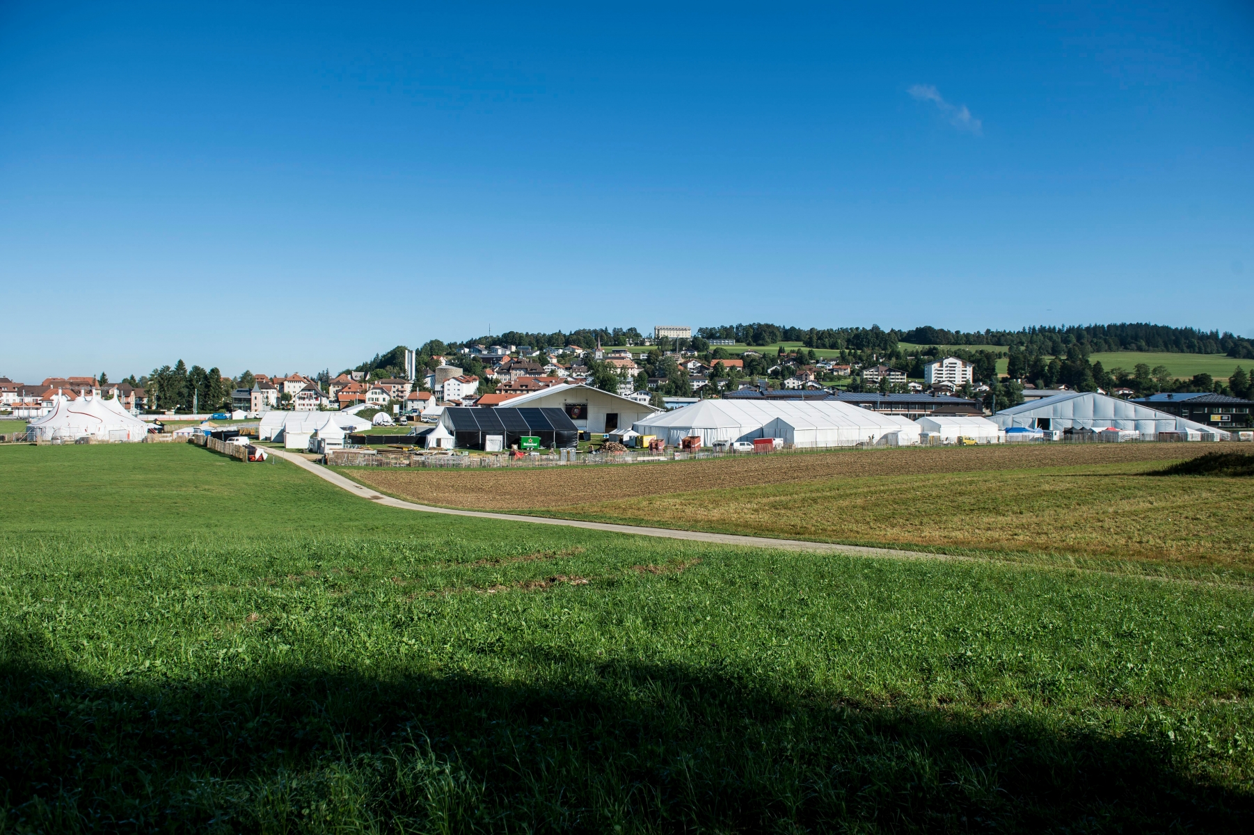 Le site du chant du gros est monte. 

Le Noirmont, le 06.09.2016
Photo : Lucas Vuitel LE NOIRMONT